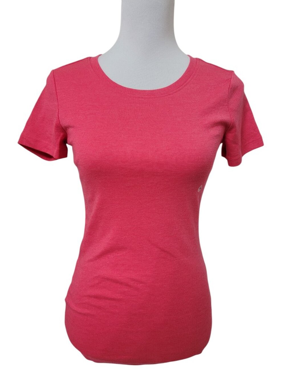 Eddie Bauer Size XS "Desert Pink" Favorite Short Sleeve Crew Tee, NEW with Tag
